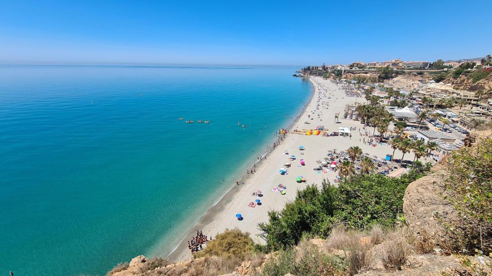 Apartament Burriana Beach Silhouse Nerja Esterno foto